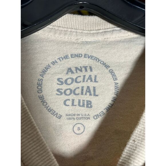 Anti Social Social Club Sick & Tired Flower Tee - Picture 4 of 4
